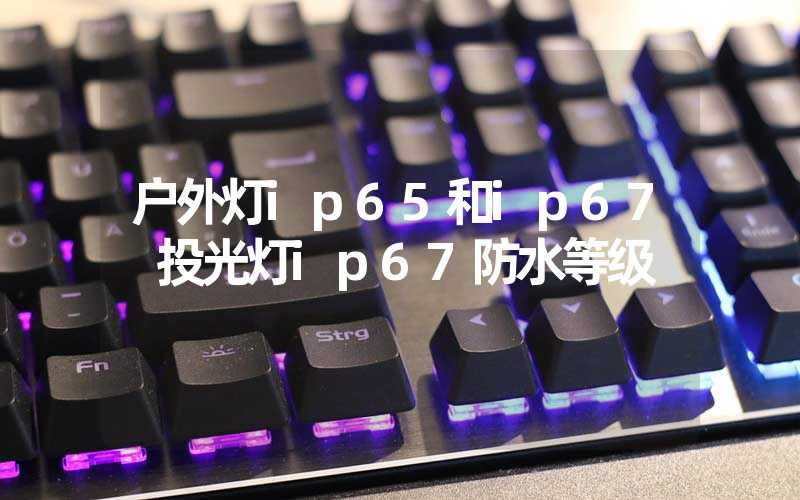 户外灯ip65和ip67 投光灯ip67防水等级